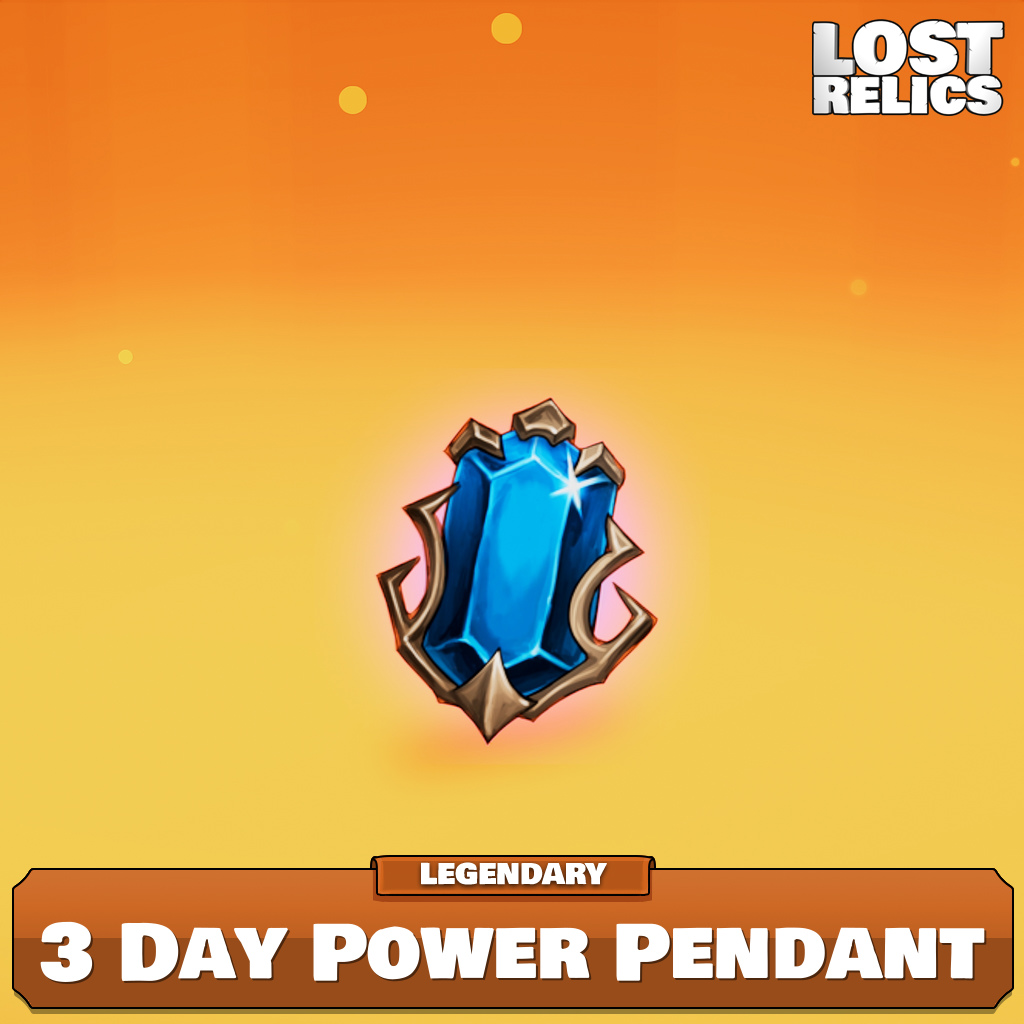 3 Day Power Pendant