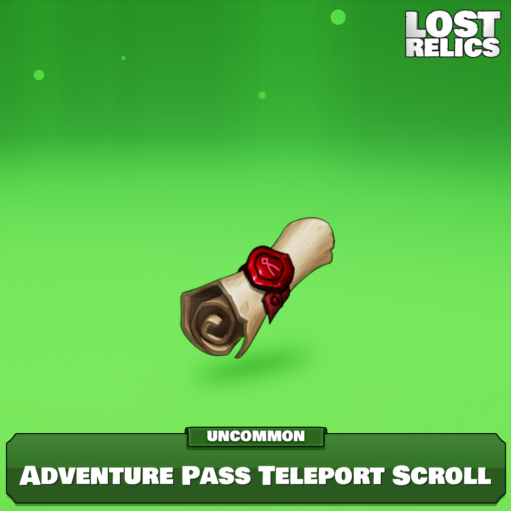 Adventure Pass Teleport Scroll