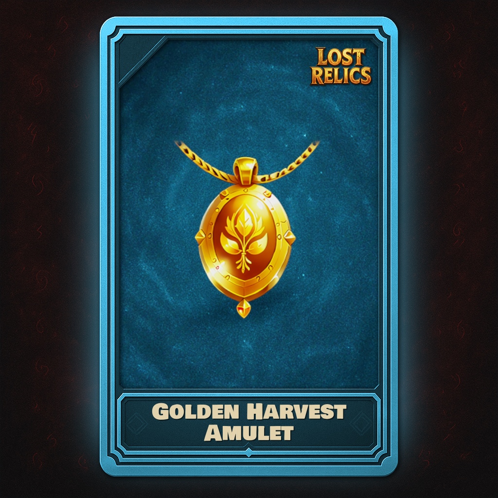 Golden Harvest Amulet