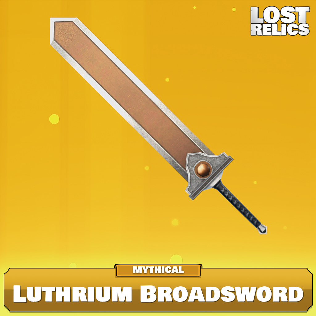 Luthrium Broadsword