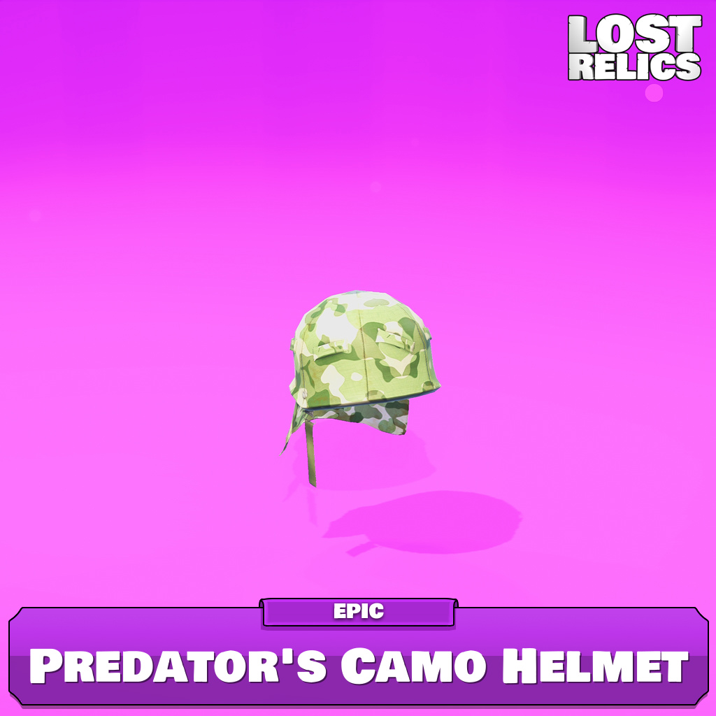 Predator's Camo Helmet