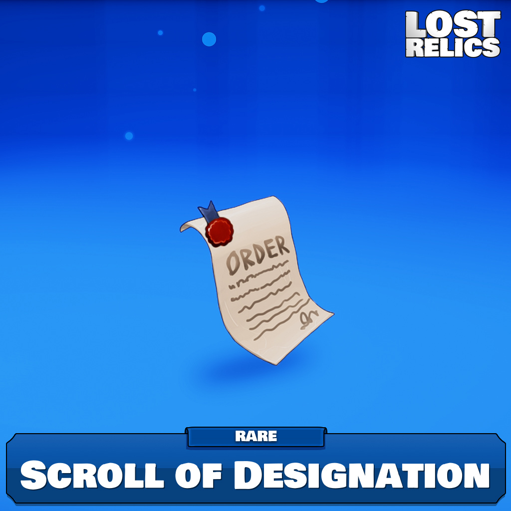Scroll of Designation