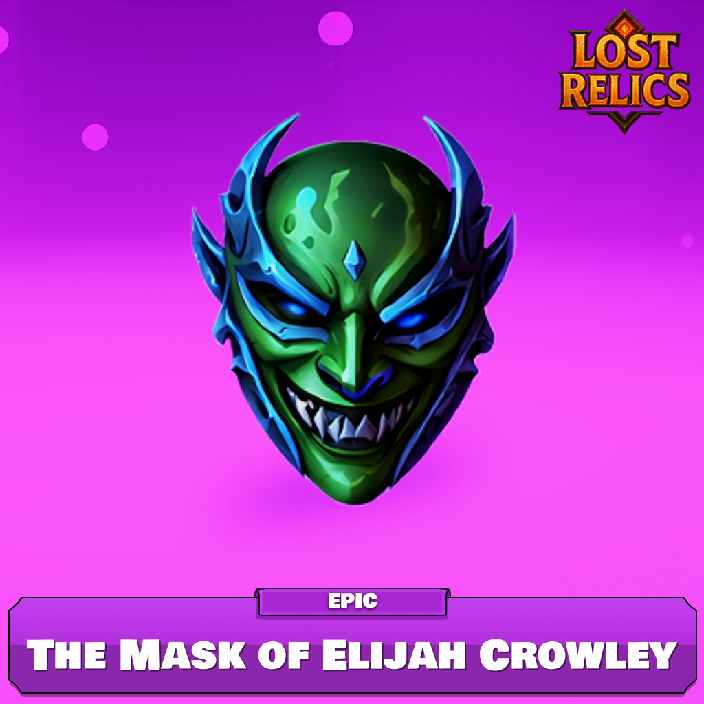 The Mask of Elijah Crowley Image