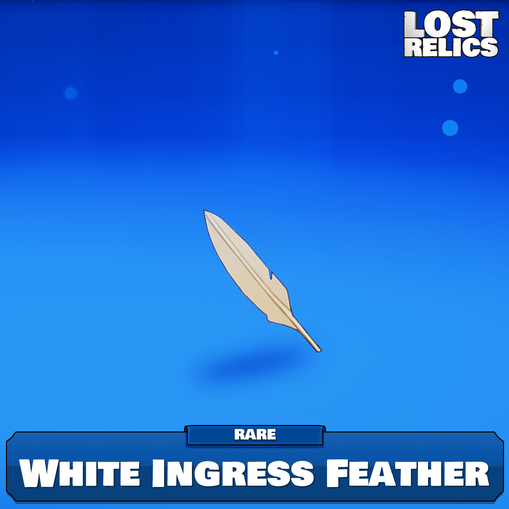 White Ingress Feather Image