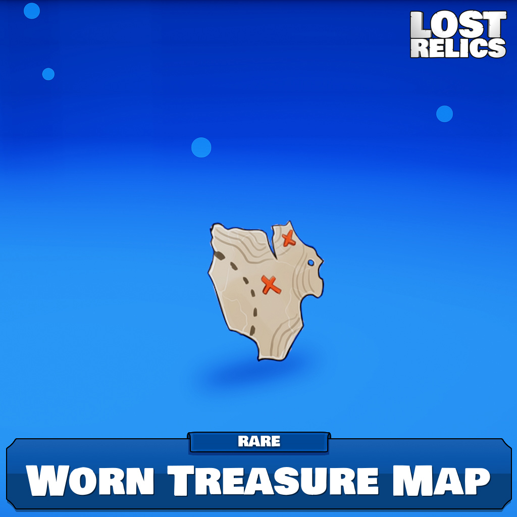 Worn Treasure Map