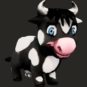 Charcoal Cow