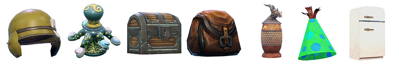 A very small sample of some of the new cosmetic items!