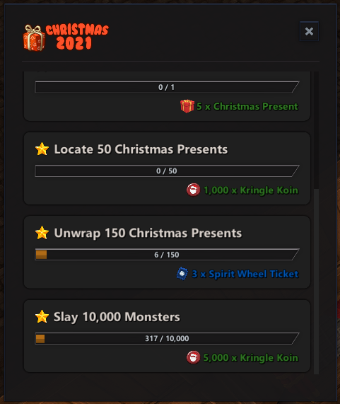 Christmas Quests