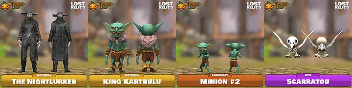 Limited Edition Outfits and Pets