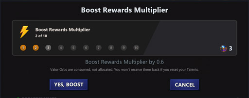 Boost Reward Multiplier