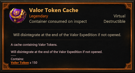 Valor Token Cache