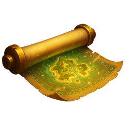 Enchanted Island Scroll