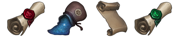 Teleport scrolls, and some ingredients