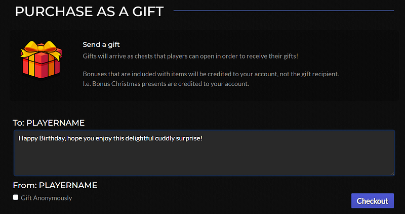 Gift Notification